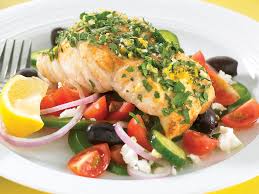 Fish Over Salad